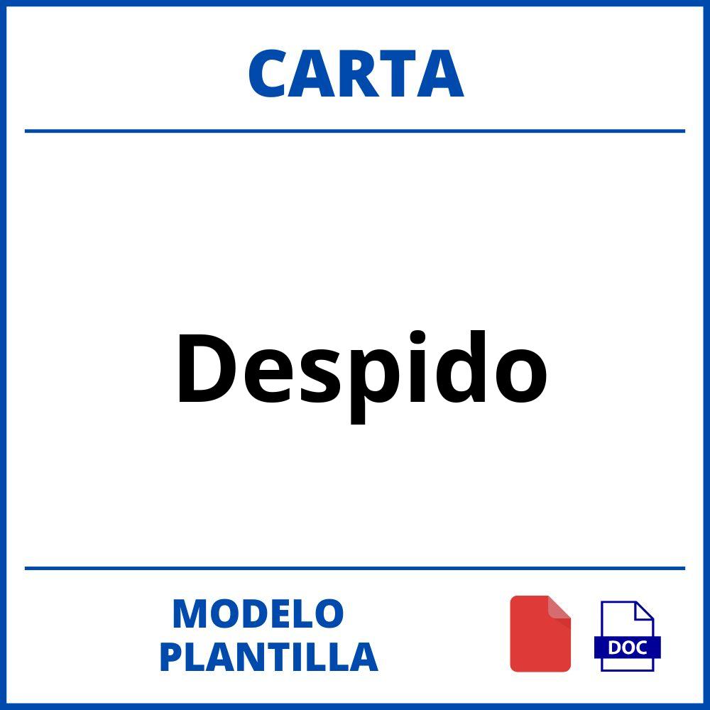 Carta De Despido