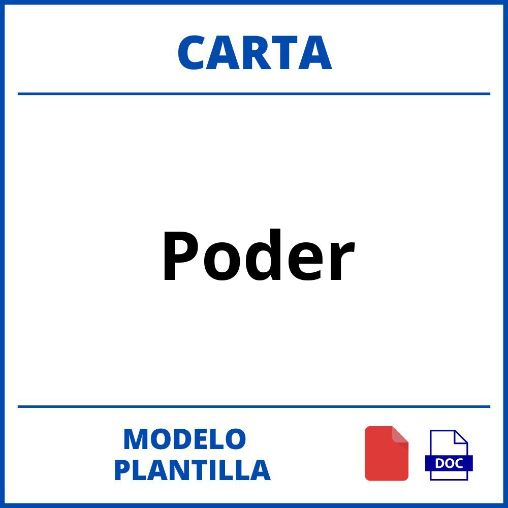 Carta De Poder