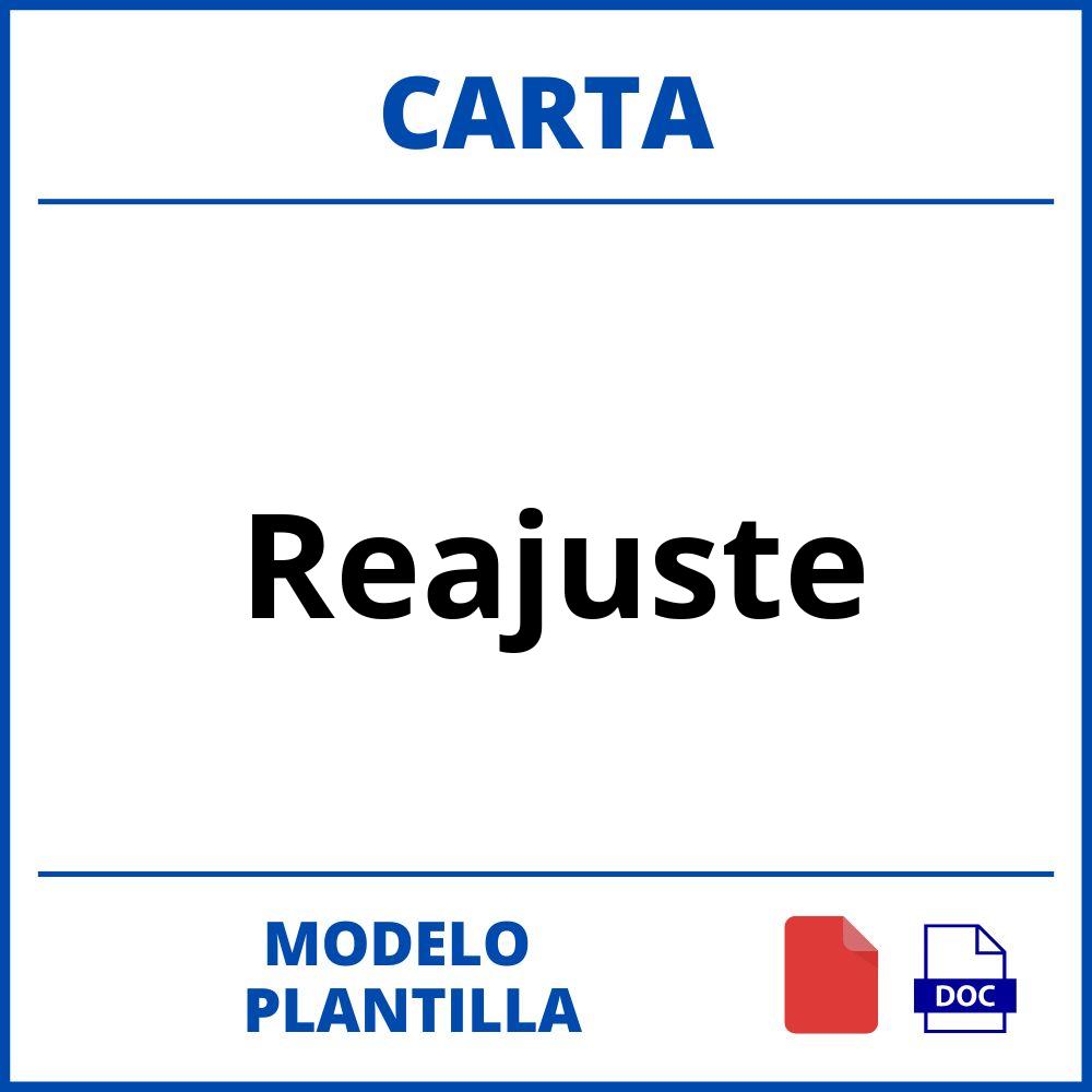 Carta De Reajuste